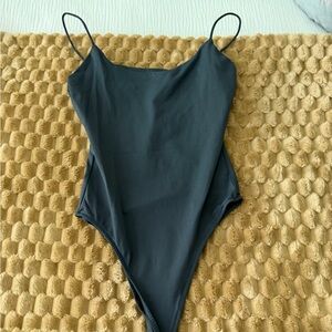 Zara Charcoal Bodysuit